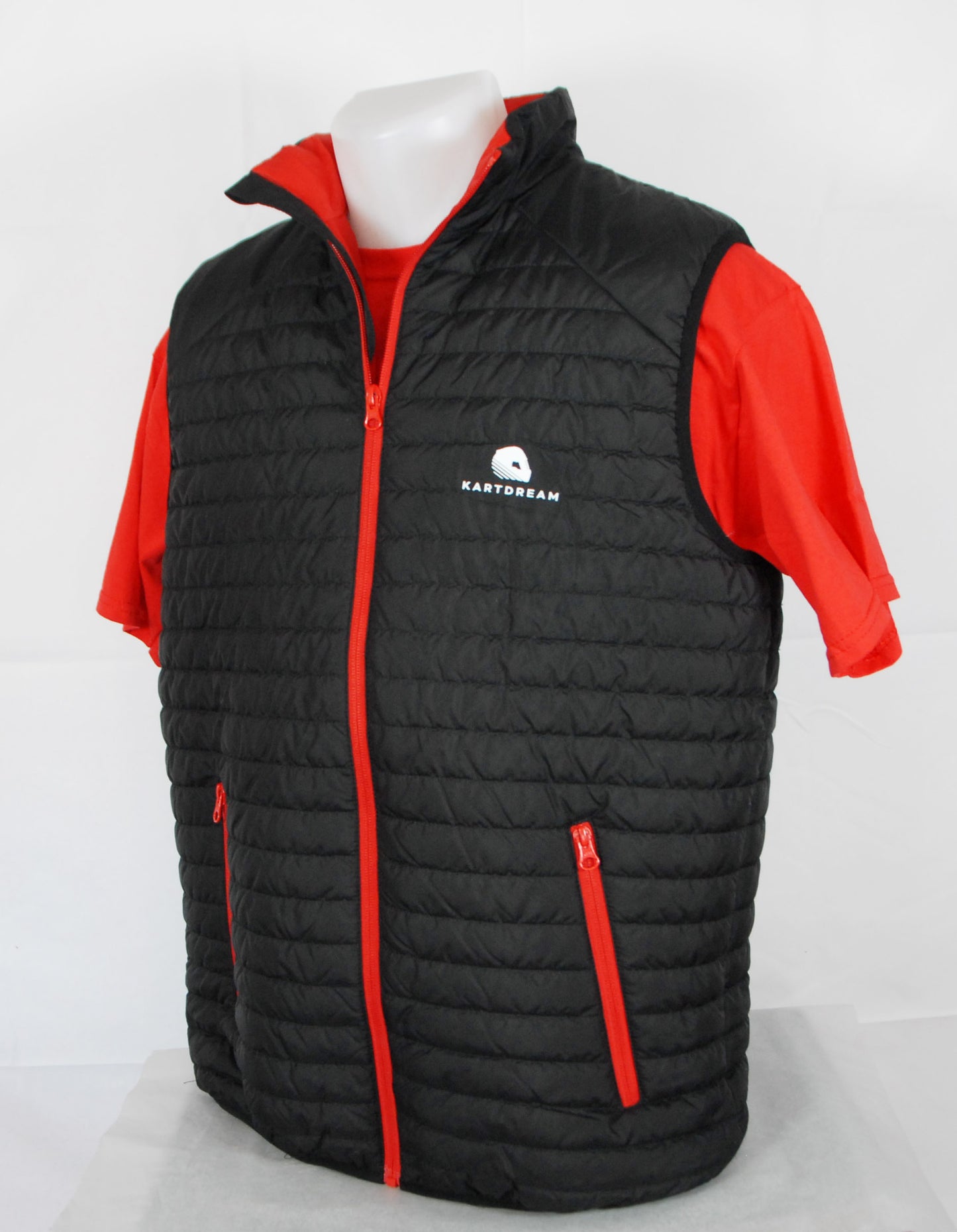 Doudoune sans manches Kartdream Imola Noir / Rouge